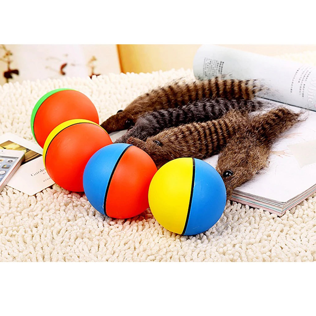 Pet Rolling Ball Lovely Pet Weasel Motorized Rolling Ball