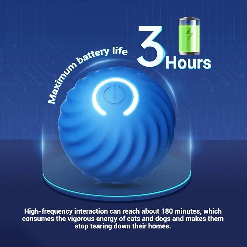 Pet Toy Ball Automatic Moving Bouncing Rolling Ball