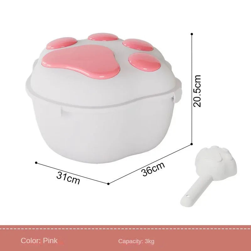 Pet Grain Storage Bucket  Large Dog Food Storage Bucket