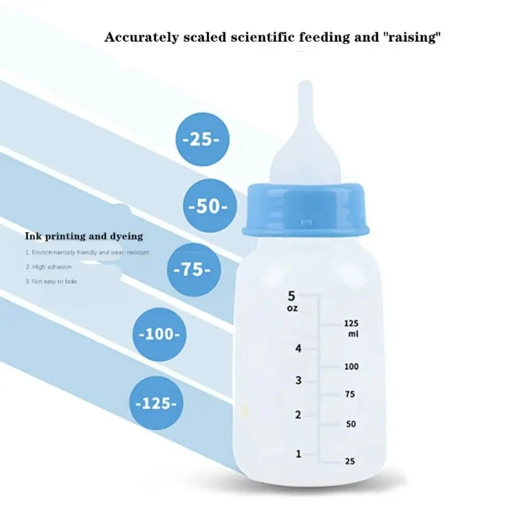 Durable 60ml/125ml Puppy Kitten Feeding Bottle