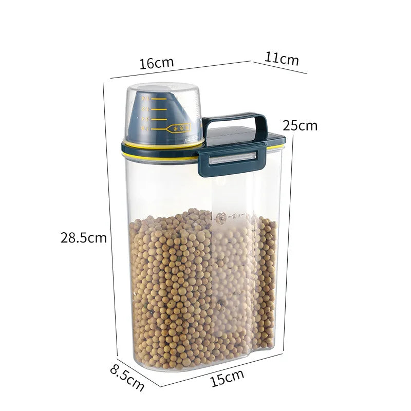 New Premium Pet Food Storage Container Large Capacity With Airtight Seal