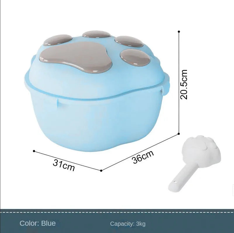 Pet Grain Storage Bucket  Large Dog Food Storage Bucket