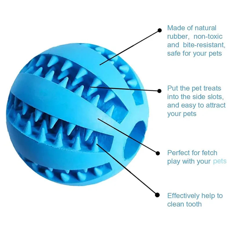 Pet Toy Ball Interactive Rubber Balls Puppy Chewing Toys
