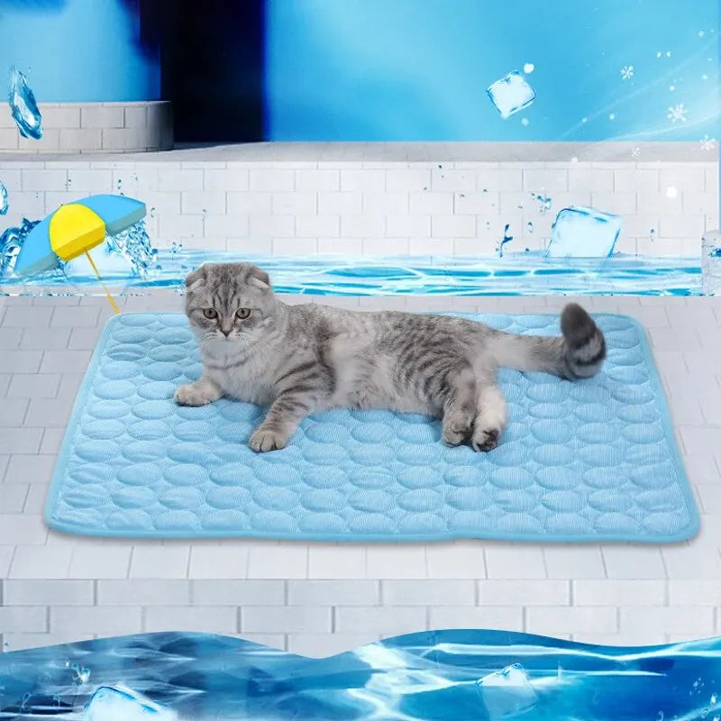 Pet Ice Mats Summer Cat Dog Sofa Nest Bed Blanket
