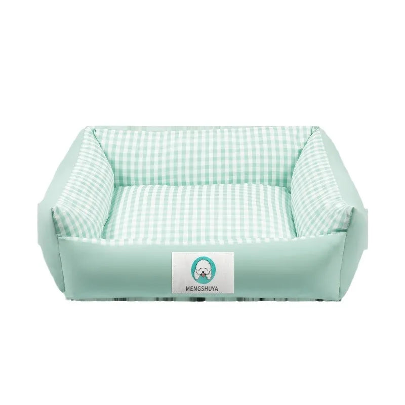 Checkered Square Pet Nest Dog and Cat Sleeping Mat Comfortable Seasonal