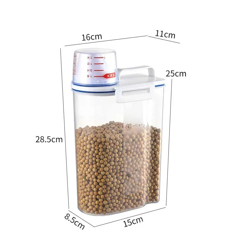 New Premium Pet Food Storage Container Large Capacity With Airtight Seal