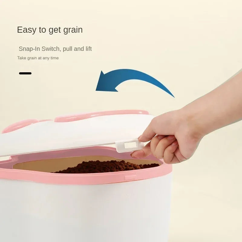 Pet Grain Storage Bucket  Large Dog Food Storage Bucket