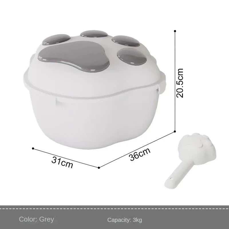 Pet Grain Storage Bucket  Large Dog Food Storage Bucket