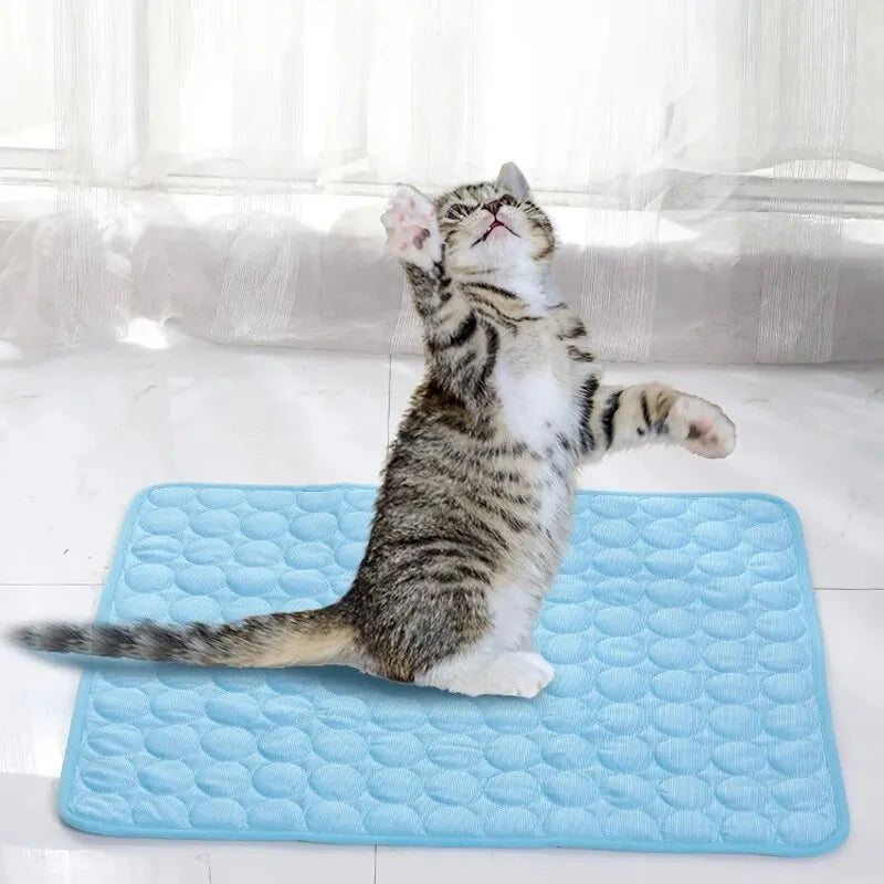 Pet Ice Mats Summer Cat Dog Sofa Nest Bed Blanket